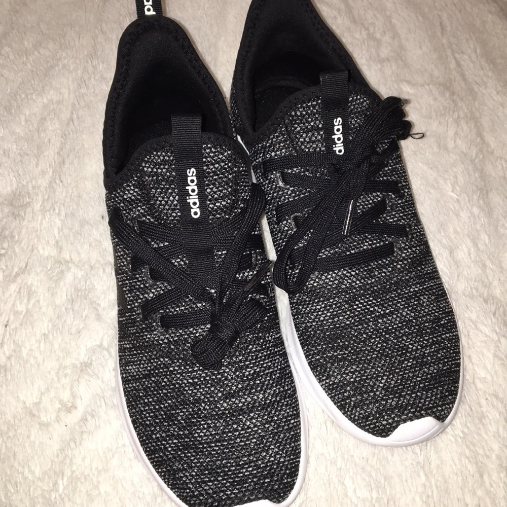 Adidas running shoes.